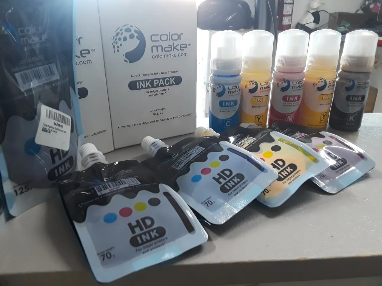 Venta de tintas para sublimación — Impresiones y bordados La Manita