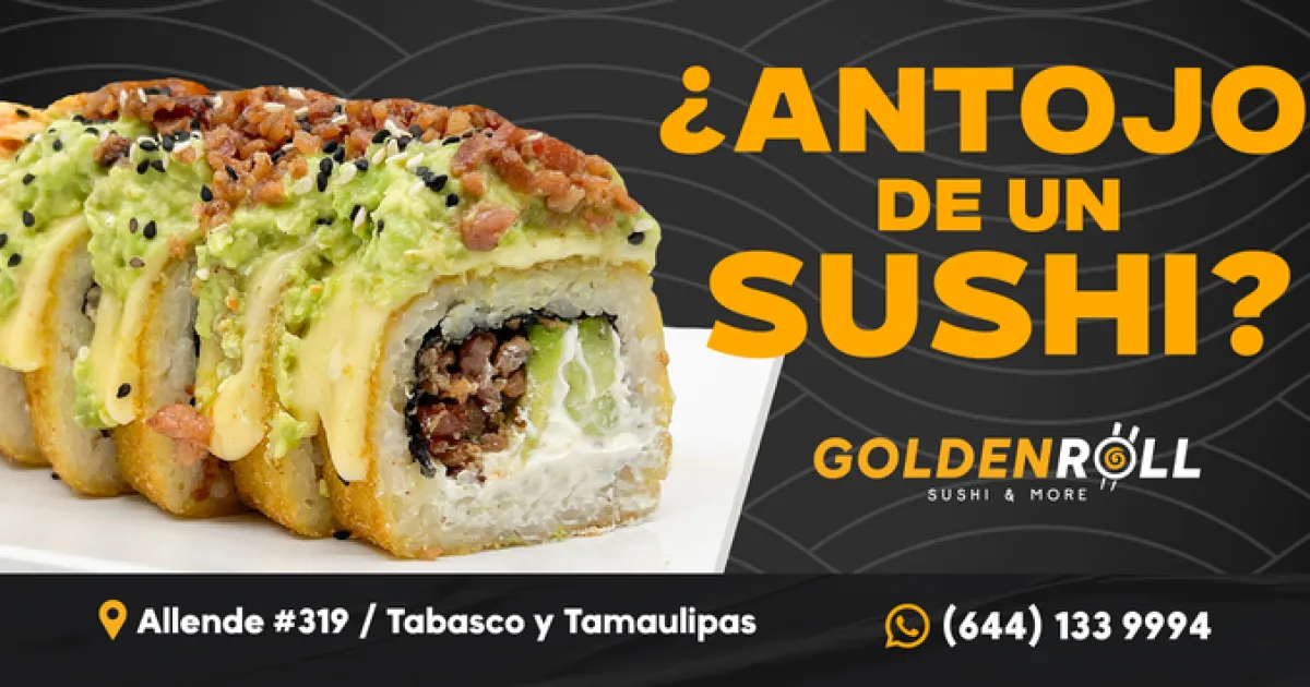 Golden Roll - Sushi y hamburguesas