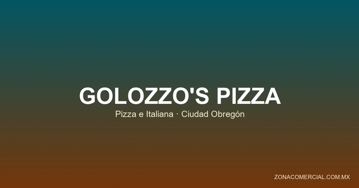 Golozzo's Pizza