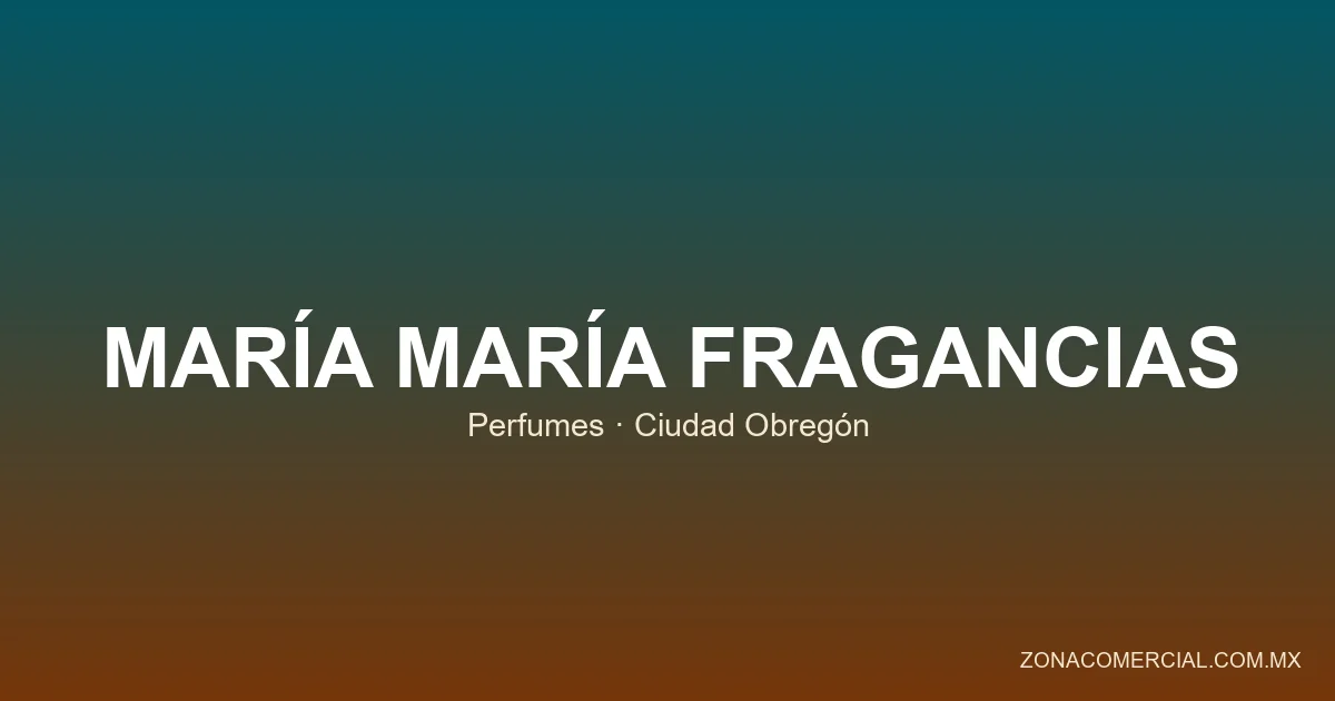 María María Fragancias