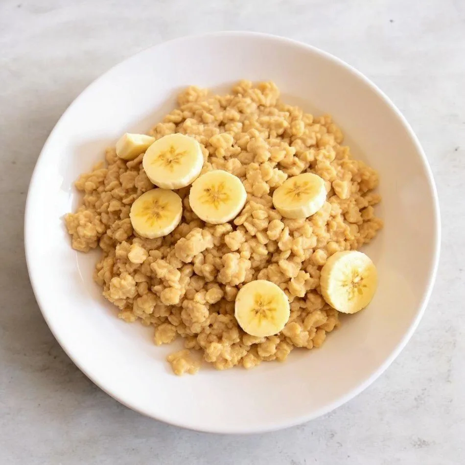Avena con plátano