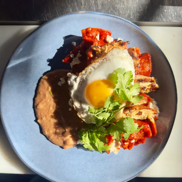 Chilaquiles sencillos — Cocina Alfaro, San Luis Río Colorado