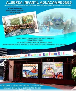 ALBERCA INFANTIL AQUACAMPEONES