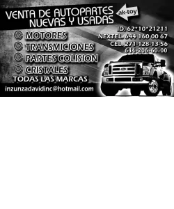 Autopartes Inzunza