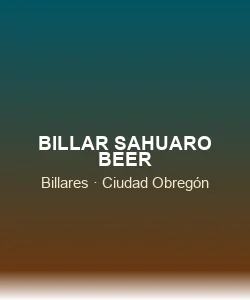 BILLAR SAHUARO BEER