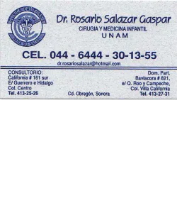 Dr. Rosario Salazar Gaspar