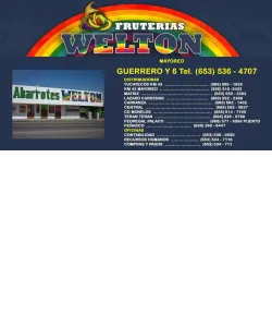 FRUTERIAS WELTON MAYOREO GUERRERO Y 6