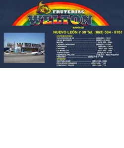 FRUTERIAS WELTON MAYOREO  NUEVO LEÓN Y 30