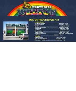 FRUTERIAS WELTON REVOLUCIÓN  Y  31