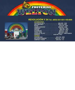 FRUTERIAS WELTON  REVOLUCIÓN Y 34