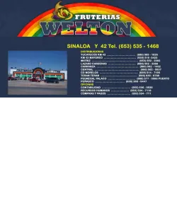 FRUTERIAS WELTON SINALOA   Y  42
