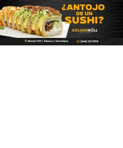 Golden Roll - Sushi y hamburguesas