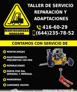 Montacargas en Obregón