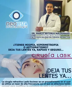NEOVISTA OFTALMOLOGIA Dr. Marco Antonio Maldonado López